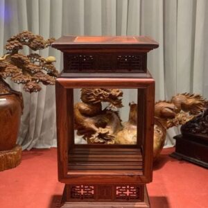 Đôn Lồng Đèn Gỗ Hương