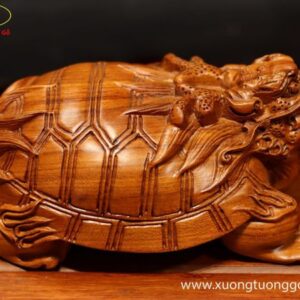 Tượng Long Quy Gỗ Hương