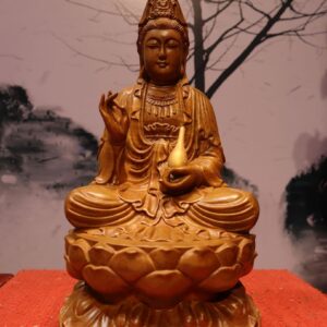 Quan Âm Ngồi Đài Sen Cầm Bình