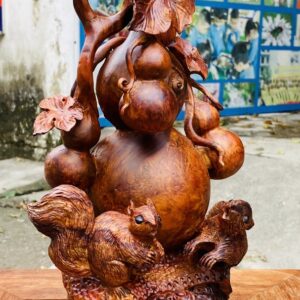 Hồ Lô Sóc Gỗ Nu Sưa