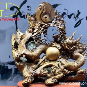 Nhất Long Vờn Ngọc Gỗ Nu Hương