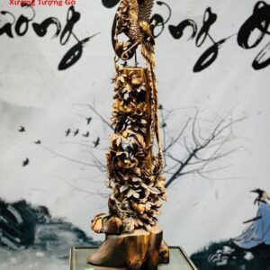 Phượng Hoàng lửa gỗ sưa.