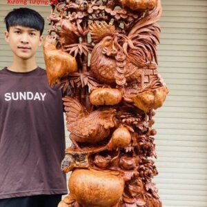 Gia đình gà nu hương.