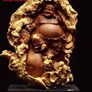 Di Lặc ngũ tiểu vác đào nu hương
