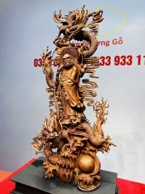 Đạt Ma Hàng Song Long Gỗ Sưa