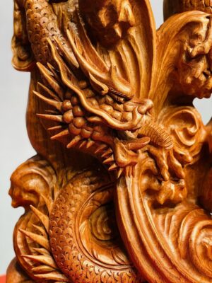 Đạt Ma Hàng Tam Long Gỗ Hương