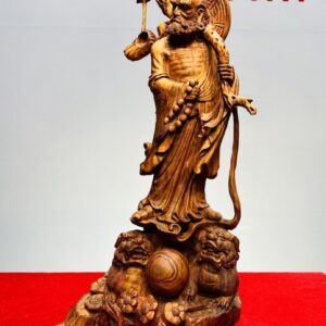Đạt Ma Phục Song Nghê Gỗ Sưa