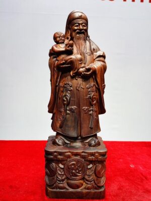 Tam Đa Phúc Lộc Thọ Gỗ Cẩm
