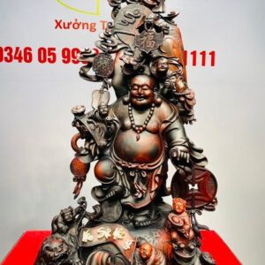 Di Lạc Ngũ Tiểu Vạn Sự Như Ý Gỗ Trắc