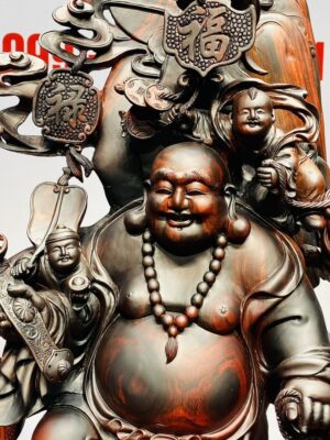Di Lạc Ngũ Tiểu Vạn Sự Như Ý Gỗ Trắc