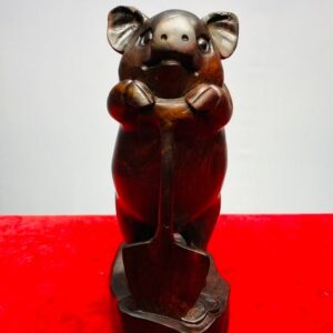 Heo Cày Cuốc Gỗ Trắc