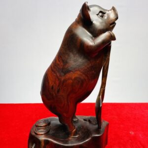 Heo Cày Cuốc Gỗ Trắc