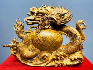 Nhất Long Vờn Ngọc Gỗ Nu Ngọc Am