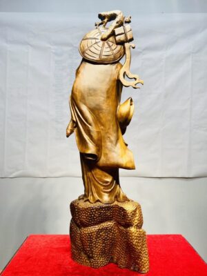 Đạt Ma Khất Thực Gỗ Bách Xanh