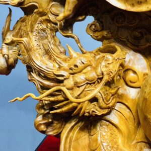 Đạt Ma Hàng Long Trấn Ngọc Gỗ Nu Ngọc Am