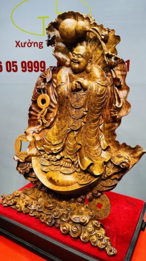 Di Lạc Chúc Phúc Gỗ Nu Hương