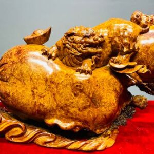 Nghê Trấn Bao Tiền Gỗ Nu Hương