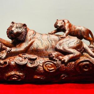 Hổ Mẫu Tử Gỗ Tử Đàn
