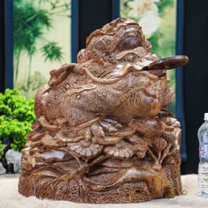 Cóc mẫu tử gỗ mun đuôi công
