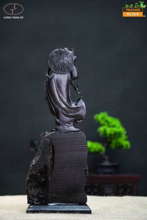 đạt ma khất thực gỗ trắc