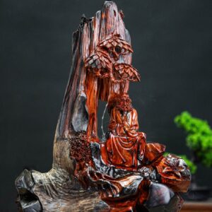đạt ma ngồi thiền xông trầ